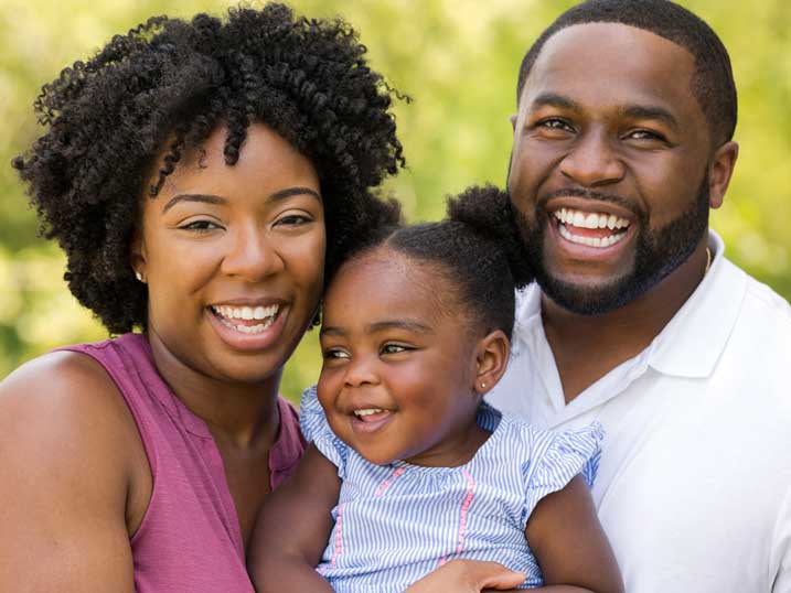 Tongue tied infant in need of frenum surgery.