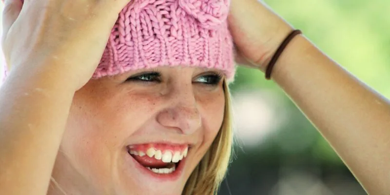 A young girl smiling after a back-to-school dental exam in Boise.
